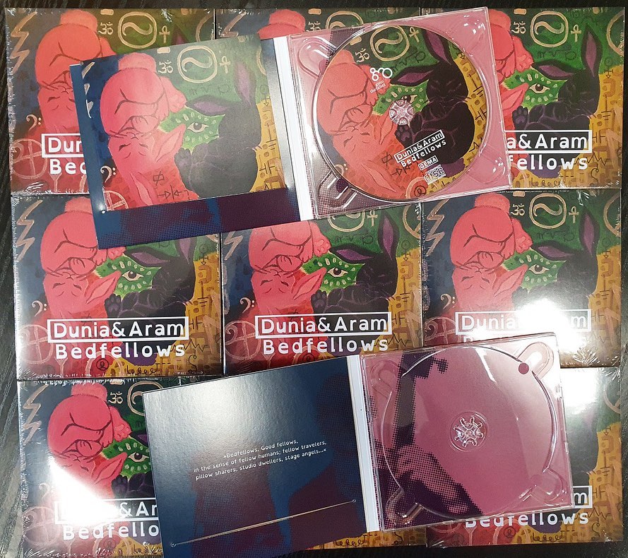 Dunia and Aram album cover Bedfellows